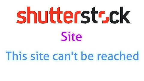 Shutterstock site can