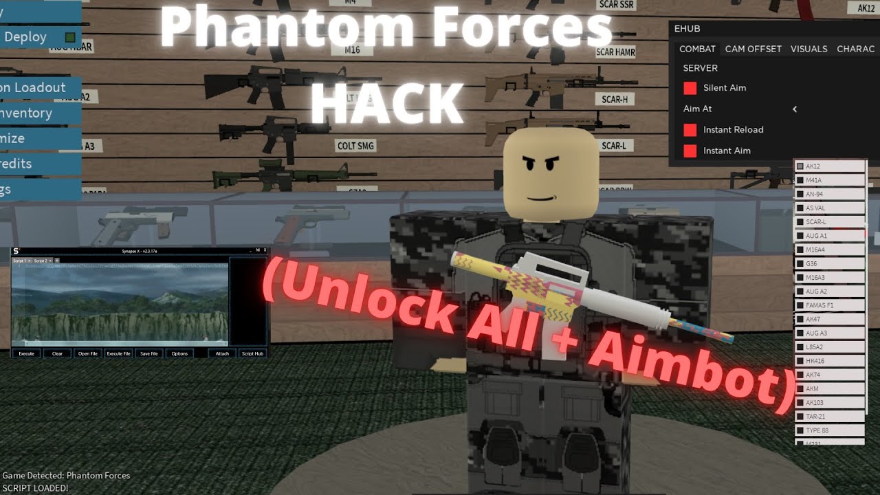 Roblox phantom force script unlock all youtube
