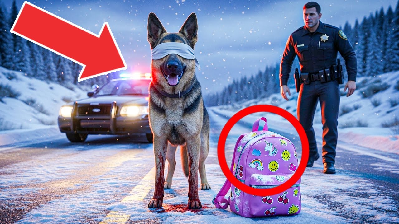 Officer Found a Blindfolded Dog Abandoned Beside a Pink Backpack — What Was  Hidden Inside Will Crush