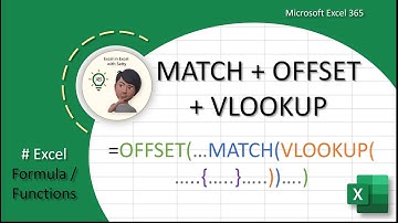 Excel Efficiency: Master MATCH, OFFSET & VLOOKUP (Advanced Lookup Techniques)