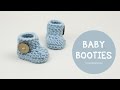 How to Crochet Fast and Easy Crochet Baby Booties | Croby Patterns