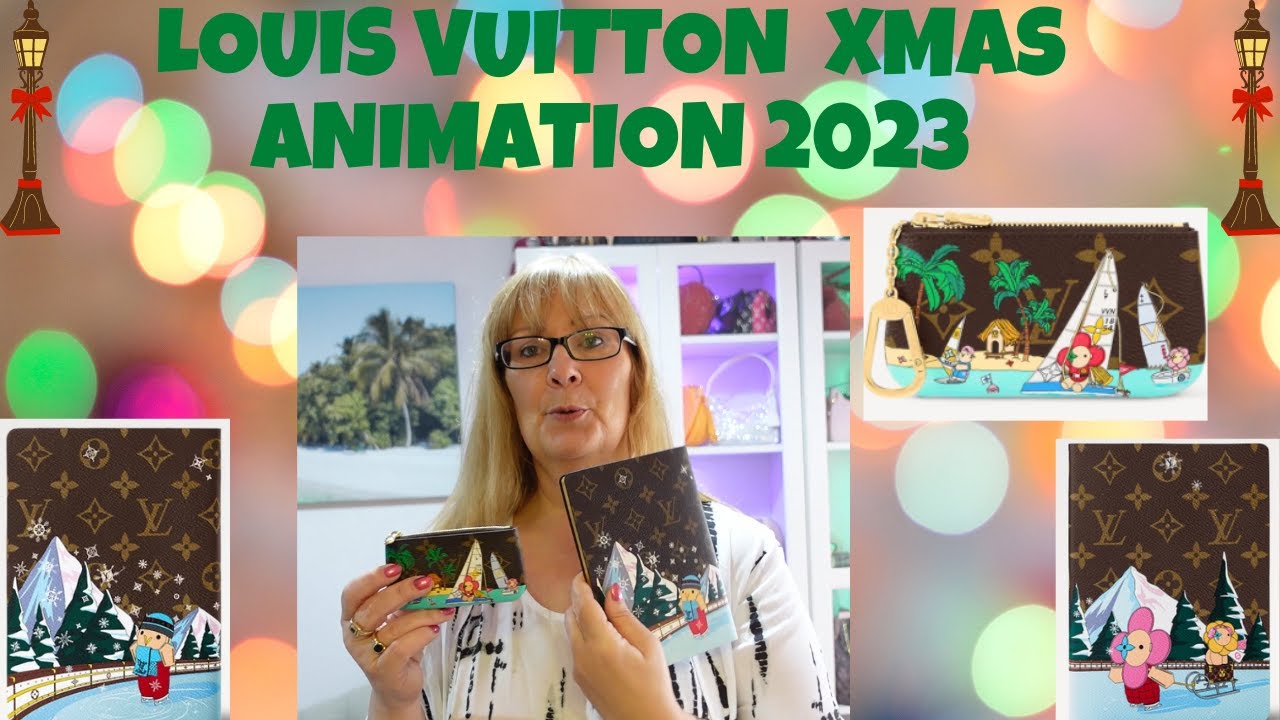 Louis Vuitton Monogram 2019 Christmas Animation Double Zip
