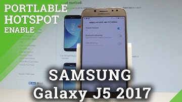 How Use Portable Hotspot in SAMSUNG Galaxy J5 2017 - Share Wi-Fi |HardReset.info