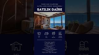 Antalya, Maki Evlerinde Full Deniz Manzaralı Ultra Lüks 31 Satılık Daire