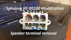 Samsung HT-DS100*modification speaker terminals*