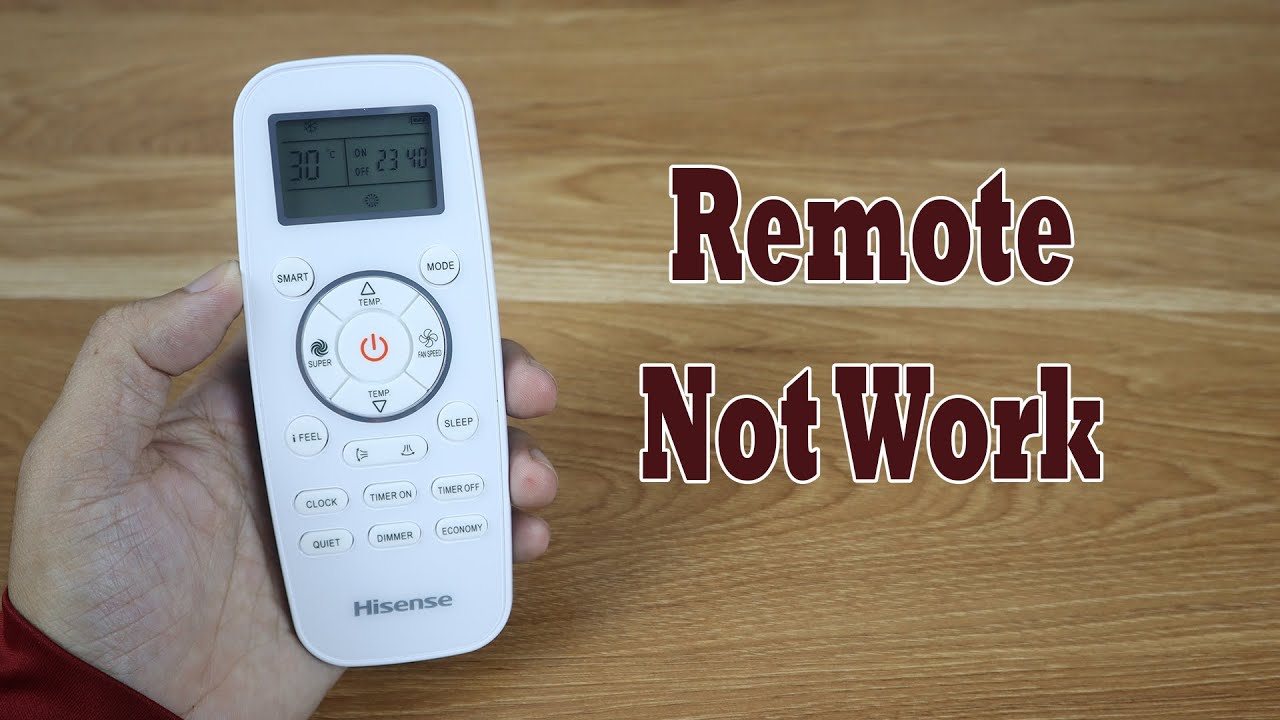 Hisense Air Conditioner Remote Control Not Work | How to Check