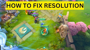 How To Fix Resolution in Dota 2(EASY)