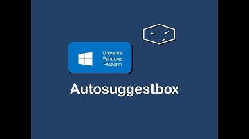 uwp autosuggestbox with c# and xaml
