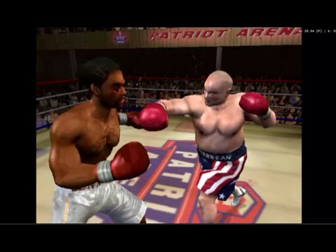 Retro Gaming knockout Kings 2002 butter bean vs Lennox Lewis