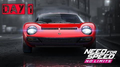 Day 1 Lamborghini Miura P400 SV Event | NFS No Limits