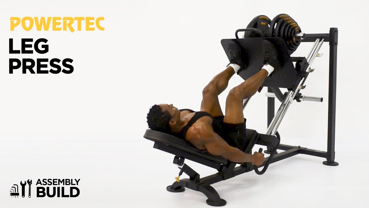 1000 lbs. Leg Press | Powertec | Home Gym Equipment
