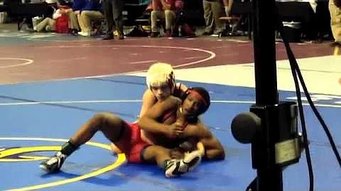 2013 State Tournament: Mitch Rogaliner (Bedford) v...