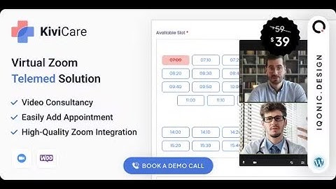 KiviCare - Zoom Telemed And WooCommerce Payment Gateway (Add-on) By iqonicdesign