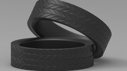 Car Tire 3DS Max Speed Model (~5 minutes real time)