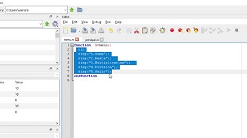 16 OCTAVE funciones personalizadas