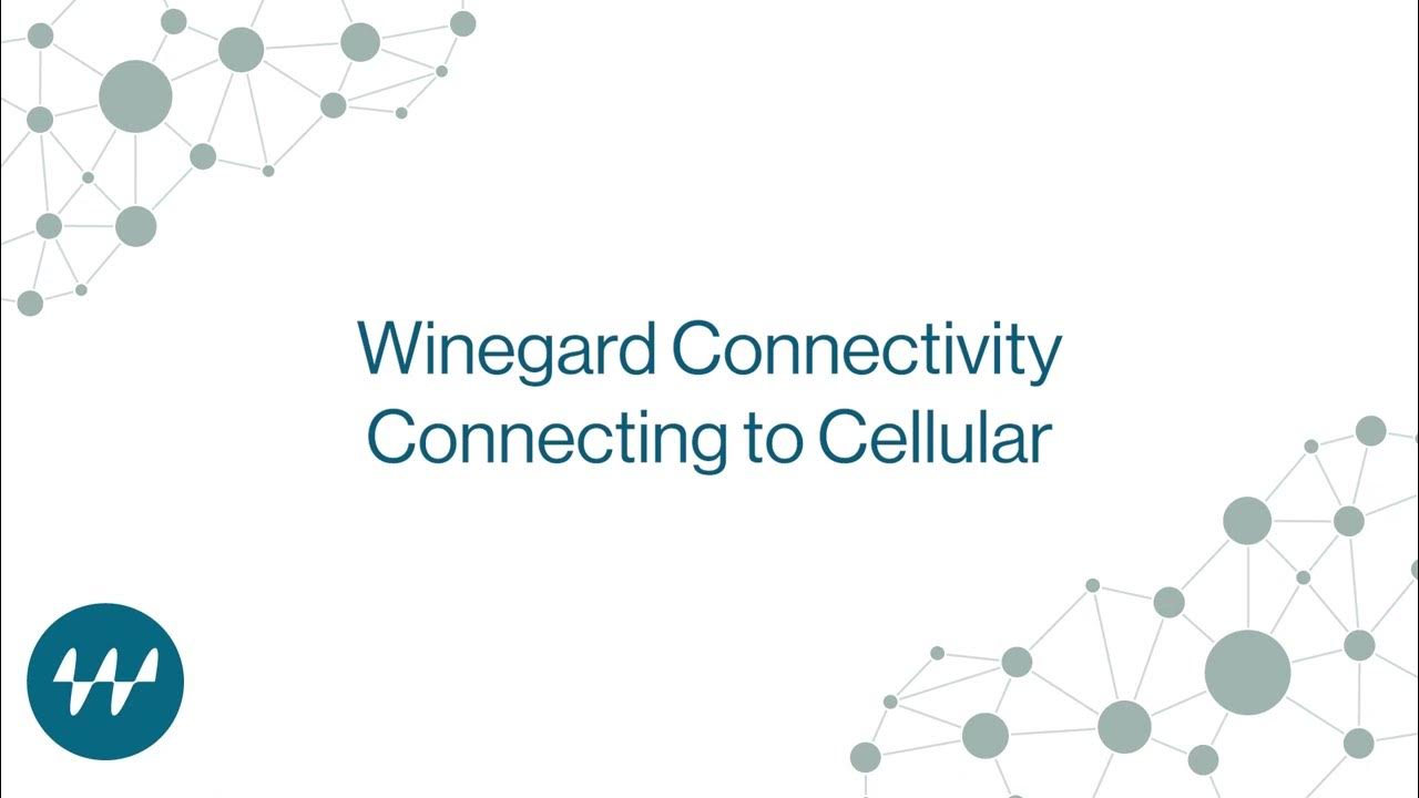 Winegard connectivity connecting to cellular web setup youtube