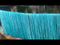 dyed yarn