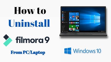 How to Uninstall Filmora from PC, 2020