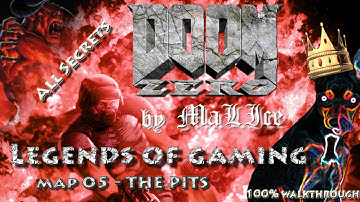 Doom Zero MAP05: The Pits - 100% Walkthrough