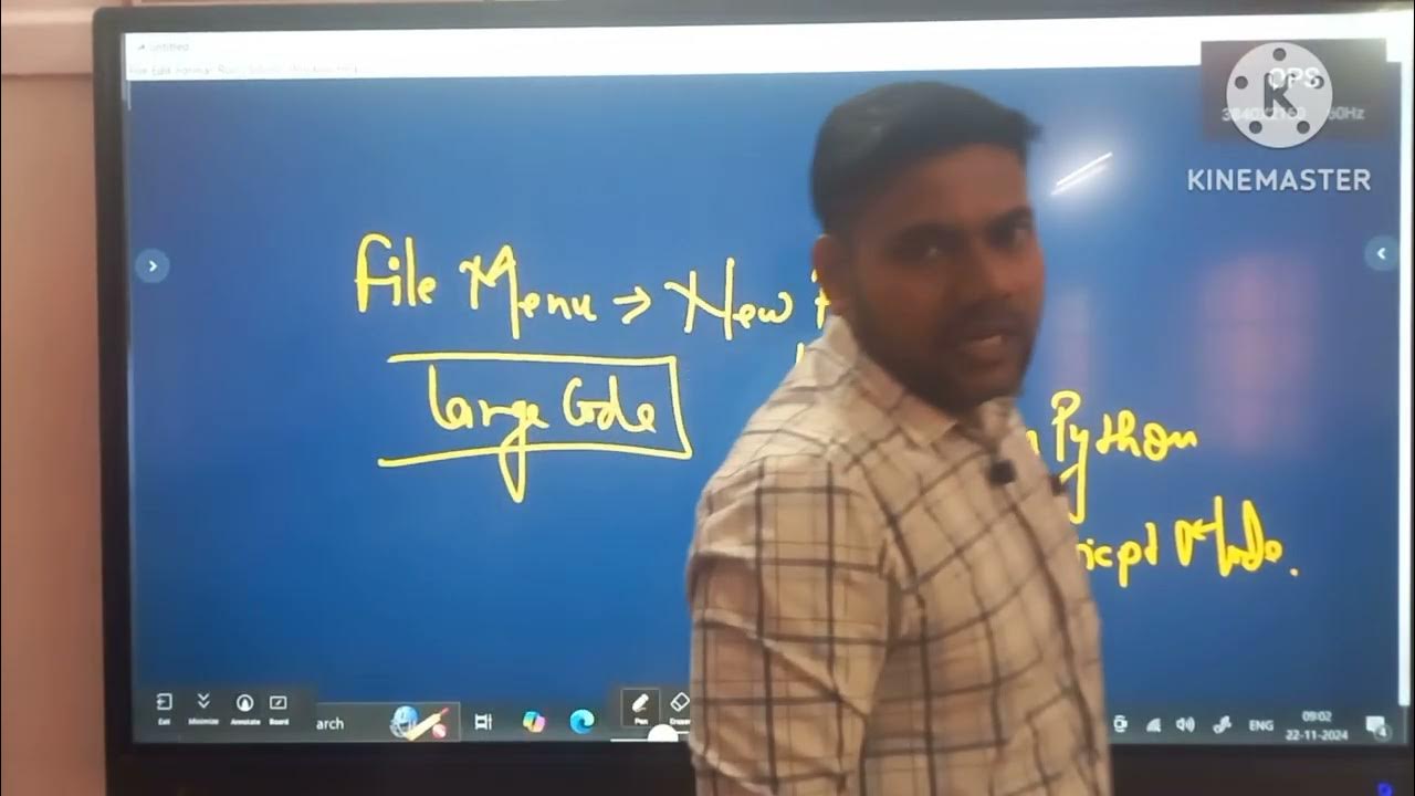 Working Mode in Python. Interactive Mode & Script Mode. - YouTube