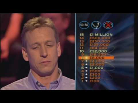 Kevin Wright on Who Wants To Be A Millionaire - Part 3