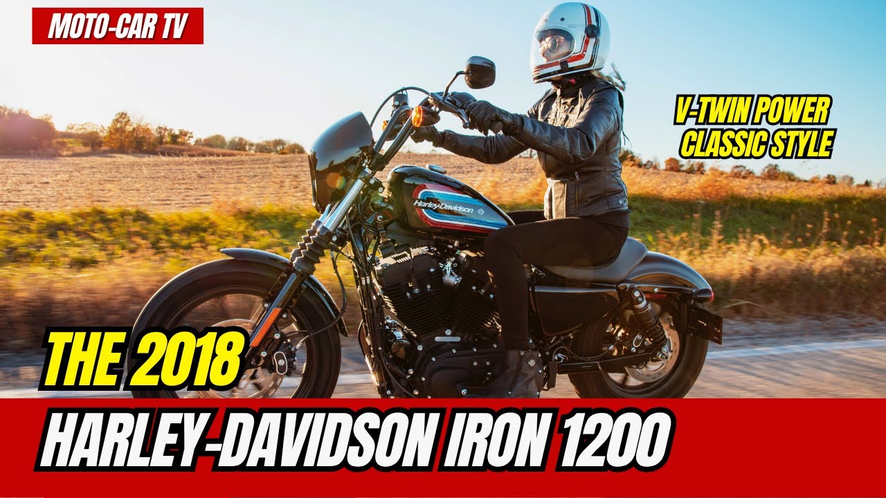 Harley Iron 1200 (2018) Review – V-Twin Power, Classic Style - YouTube