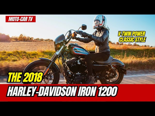 Harley Iron 1200 (2018) Review – V-Twin Power, Classic Style - YouTube