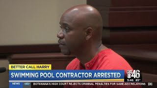 Swimming pool contractor arrested; customers go after assets