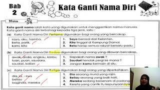 KATA GANTI NAMA TINGKATAN 2
