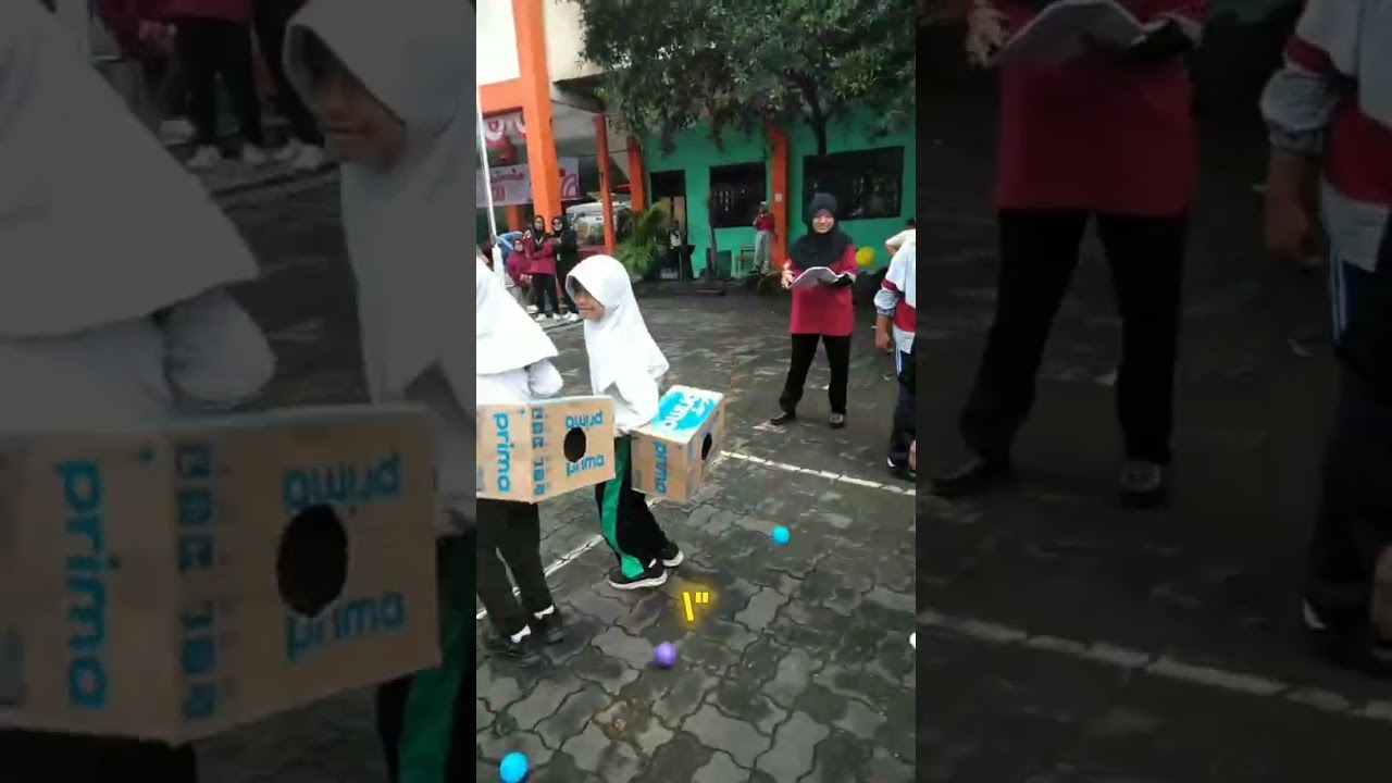 Hilarious Ball Shaking Game – School Fun Day 😂 