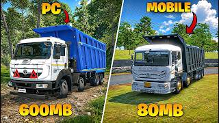 MOBILE VS PC INDIAN TRUCK GAME WHO WINS? 🚛🔥🏆 screenshot 3