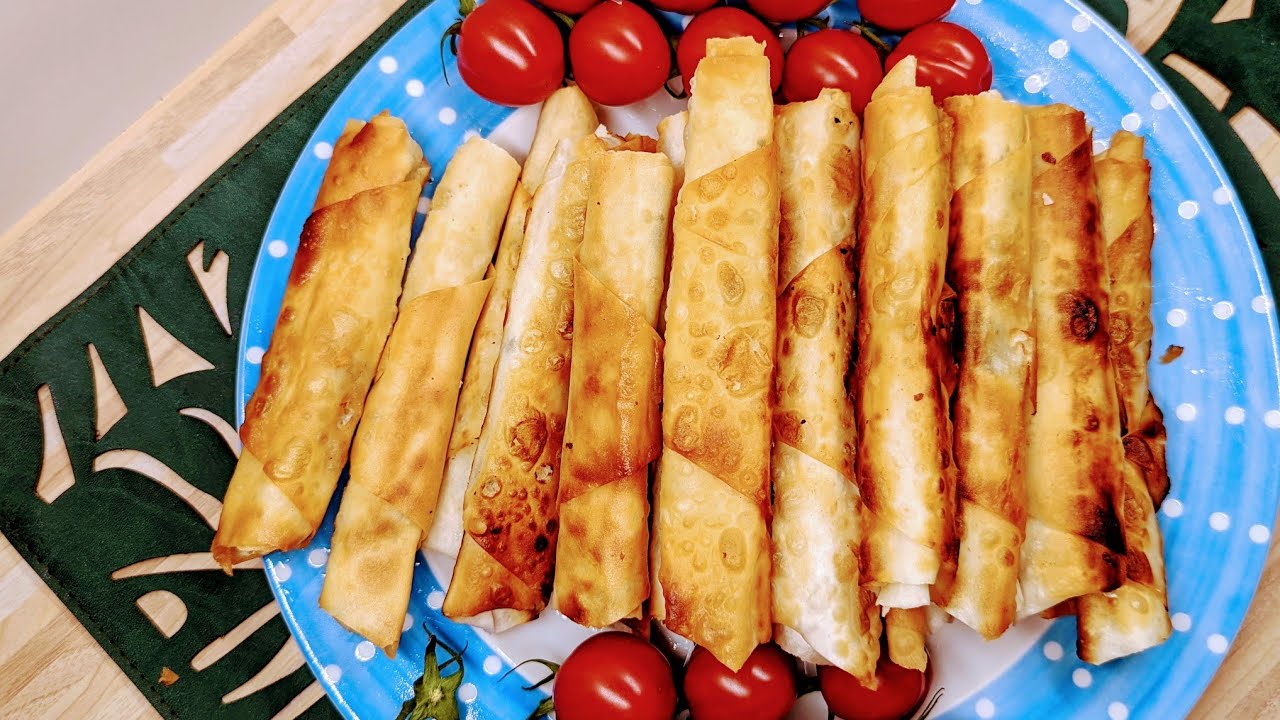 Knackiger Snack aus Yufkateig, Käse und Petersilie 😋 unwiderstehliches ...