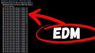 E.D.M || FREE EDM LOOPS || 100 Free EDM Loops By Getfreeloops