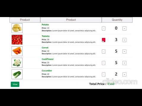 React JS Add To Cart project using react.js