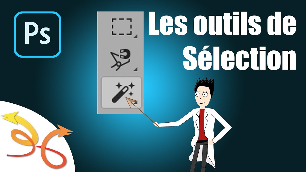 Les outils de Sélection dans Photoshop - YouTube
