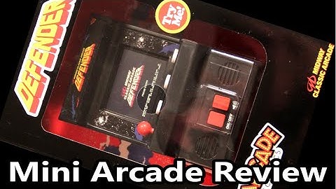 Defender Mini Arcade Review (Basic Fun Arcade Classics #17) - The No Swear Gamer
