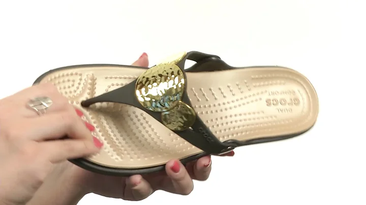 Crocs Sanrah Embellished Wedge Flip  SKU:8804406