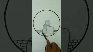 Romantic couple drawing || #howtodraw #shorts #love