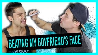 BEATING MY BOYFRIENDS FACE | Alx James
