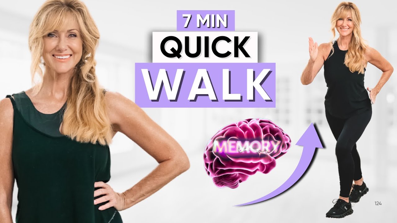 Quick Energy + Brain Boost | 7 Minute Cardio Blast!