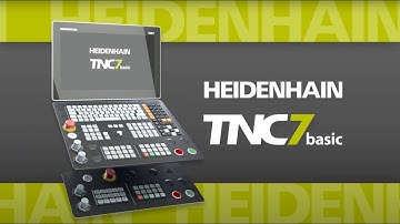 The TNC7 basic from HEIDENHAIN: the compact CNC control with an extensive package of software option