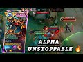 ALPHA HYPER 20 KILLS MONSTER GAMEPLAY | MOBILE LEGENDS