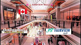 🍁🗼TORONTO FAIRVIEW MALL🚶🏻APR 22 2️⃣0️⃣2️⃣6️⃣🍁🗼Spring Walk🚶🏼🚶🏾️🚶🏼🚶🏾️#CanadashoppingMall #ZamOntTravel