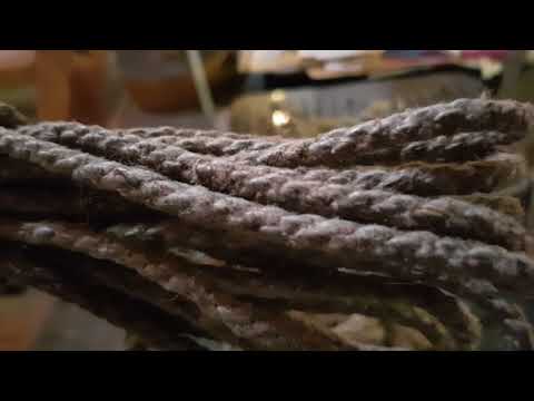 تصویری: طناب های کنفی: طناب های آغشته و انواع دیگر. آن ها از چه چیزی ساخته شده اند؟ بچه ها از کنف طنابی. ضریب ایمنی باید چه باشد؟