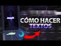 Cómo hacer TEXTOS estilo 𝘼𝙀 para tus EDITS en ALIGHTMOTION *FÁCIL Y BIEN EXPLICADO* // PARTE 2