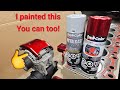 Painting parts with duplicolor metalcast spraypaint spraypaint automotive cummins