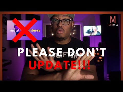 Please DON’T UPDATE To MacOS Monterey!! |Musicians,Producers Engineers|