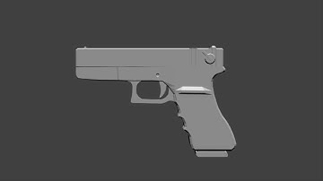 Low Poly Glock 18 Timelapse