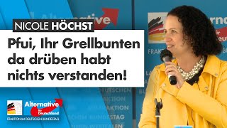 Pfui, Ihr Grellbunten da drüben habt nichts verstanden! - Nicole Höchst - AfD-Fraktion im Bundestag