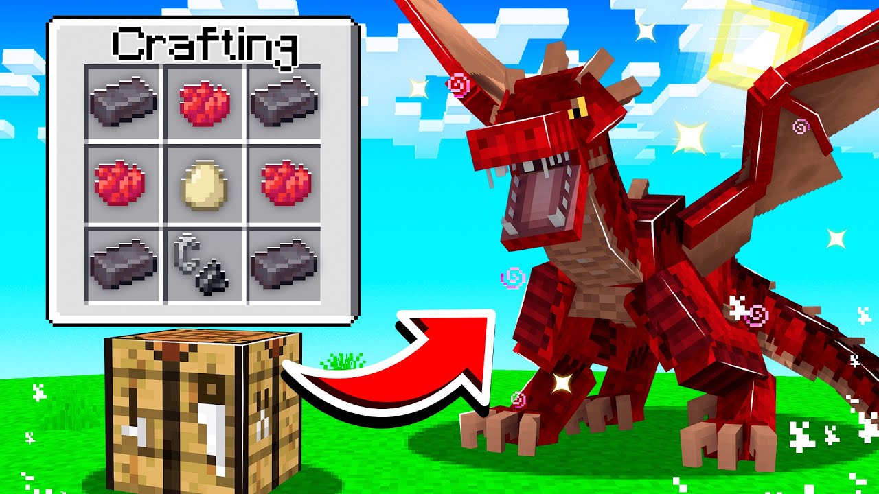 Crafting DRAGONS in Minecraft... - YouTube